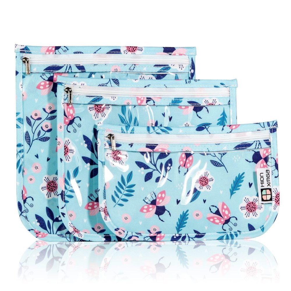Tsa Approved Toiletry Bag, Set Of 3 Clear Travel Toiletry Bag Quart Size🫱